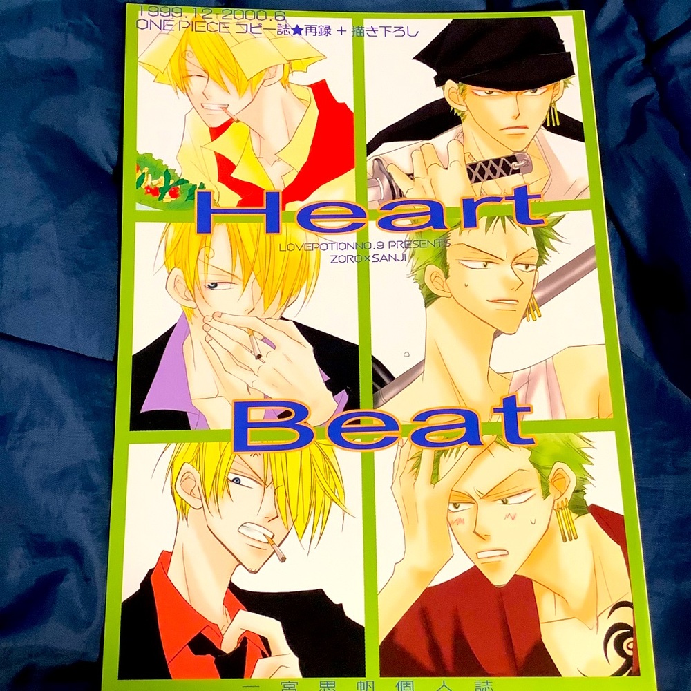 Zero x Sanji One Piece Yaoi Doujinshi Heart Beat
